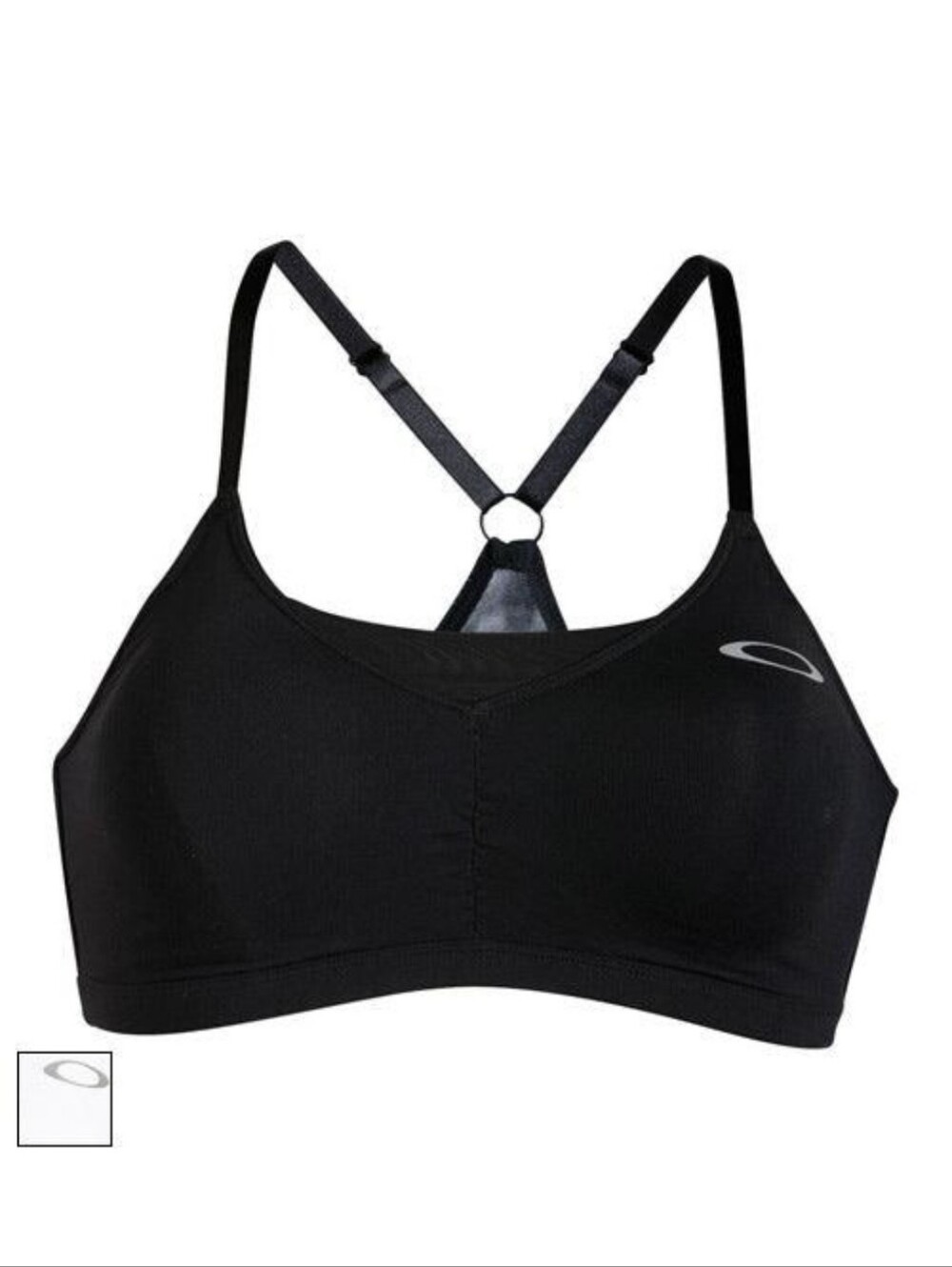 Oakley Align Black Racerback Sports Bra
